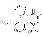structure of CAS# 76375-60-5, D-半乳糖胺五乙酸酯