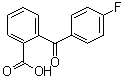 structure of CAS# 7649-92-5, 2-(4-氟苯甲酰基)苯甲酸