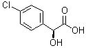 structure of CAS# 76496-63-4, (S)-4-氯扁桃酸
