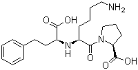 structure of CAS# 76547-98-3, 赖诺普利