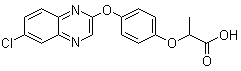 喹禾灵分子结构 (CAS 76578-12-6)