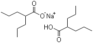 structure of CAS# 76584-70-8, 双丙戊酸钠