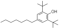 2,6-二叔丁基-4-庚基苯酚分子结构 (CAS 765956-84-1)