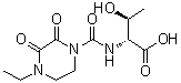 (2R,3S)-2-(4-乙基-2,3-二氧代-1-哌嗪甲酰氨基)-3-羟基丁酸分子结构 (CAS 76610-81-6)