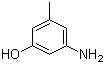 3-氨基-5-甲基苯酚分子结构 (CAS 76619-89-1)