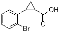 2-(2-溴苯基)环丙烷羧酸分子结构 (CAS 767359-25-1)