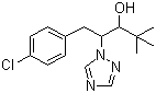 structure of CAS# 76738-62-0, 多效唑