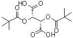 structure of CAS# 76769-55-6, Di-O,O'-pivaloyl-D-tartaric acid