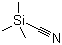 三甲基氰硅烷分子结构 (CAS 7677-24-9)