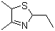 4,5-二甲基-2-乙基-3-噻唑啉分子结构 (CAS 76788-46-0)