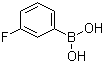structure of CAS# 768-35-4, 3-氟苯基硼酸