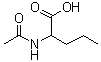 structure of CAS# 7682-15-7, N-乙酰基-DL-正缬氨酸