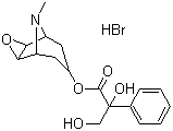 樟柳碱氢溴酸盐分子结构 (CAS 76822-34-9)
