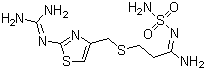 法莫替丁分子结构 (CAS 76824-35-6)