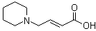 structure of CAS# 768341-84-0, (2E)-4-(1-哌啶基)-2-丁烯酸