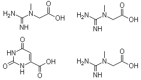 肌酸乳清酸盐分子结构 (CAS 768386-56-7)