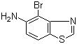 structure of CAS# 769-19-7, 5-氨基-4-溴苯并噻唑