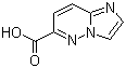 咪唑并[1,2-b]哒嗪-6-羧酸分子结构 (CAS 769109-13-9)