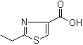 structure of CAS# 769124-05-2, 2-乙基噻唑-4-羧酸