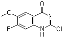 2-氯-7-氟-6-甲氧基-4(1H)-喹唑啉酮分子结构 (CAS 769158-26-1)