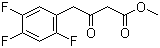 3-氧代-4-(2,4,5-三氟苯基)丁酸甲酯分子结构 (CAS 769195-26-8)