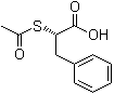 structure of CAS# 76932-17-7, (S)-alpha-(Acetylthio)benzenepropanoic acid