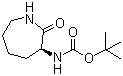 [(3S)-六氢-2-氧代-1H-氮杂卓-3-基]氨基甲酸叔丁酯分子结构 (CAS 76944-95-1)