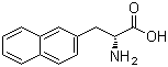 D-3-(2-萘基)-丙氨酸分子结构 (CAS 76985-09-6)