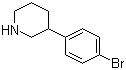 structure of CAS# 769944-72-1, 3-(4-Bromophenyl)piperidine