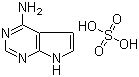 structure of CAS# 769951-32-8, 1H-吡咯并[2,3-d]嘧啶-4-胺硫酸盐