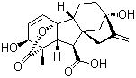 structure of CAS# 77-06-5, 赤霉素