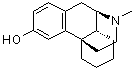 Levorphanol molecular structure (CAS 77-07-6)