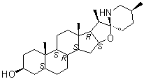 structure of CAS# 77-59-8, 番茄碱
