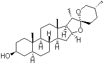 structure of CAS# 77-60-1, 剑麻皂苷元