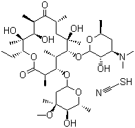 CAS # 7704-67-8, Erythromycin thiocyanate