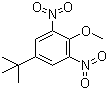 structure of CAS# 77055-30-2, 4-叔丁基-2,6-二硝基苯甲醚