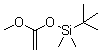 structure of CAS# 77086-38-5, tert-Butyl[(1-methoxyvinyl)oxy]dimethylsilane