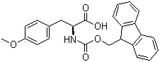 structure of CAS# 77128-72-4, Fmoc-4-甲氧基-L-苯丙氨酸