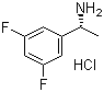 structure of CAS# 771465-40-8, (R)-1-(3,5-二氟苯基)乙胺盐酸盐