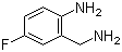 2-氨基甲基-4-氟苯胺分子结构 (CAS 771572-99-7)