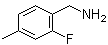 structure of CAS# 771573-01-4, 2-Fluoro-4-methylbenzenemethanamine