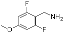 2,6-二氟-4-甲氧基苄胺分子结构 (CAS 771573-20-7)