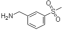 3-甲基磺酰基苄胺分子结构 (CAS 771573-22-9)