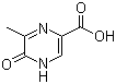 structure of CAS# 77168-83-3, 4,5-二氢-6-甲基-5-氧代-2-吡嗪甲酸