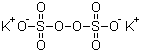 过硫酸钾分子结构 (CAS 7727-21-1)