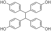 structure of CAS# 7727-33-5, 1,1,2,2-Tetrakis(4-hydroxyphenyl)ethane