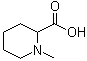 CAS # 7730-87-2, 1-Methyl-2-piperidinecarboxylic acid, 1-Methylpipecolinic acid, N-Methyl-2-piperidinecarboxylic acid