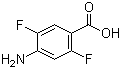 structure of CAS# 773108-64-8, 4-Amino-2,5-difluorobenzoic acid