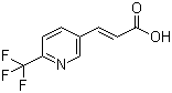 structure of CAS# 773131-93-4, 3-[6-(三氟甲基)-3-吡啶基]-2-丙烯酸