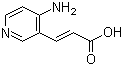 structure of CAS# 773132-83-5, 3-(4-Amino-3-pyridinyl)-2-propenoic acid